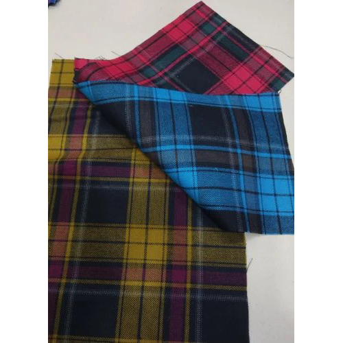 Yarn Dyed Twill Checks Fabric
