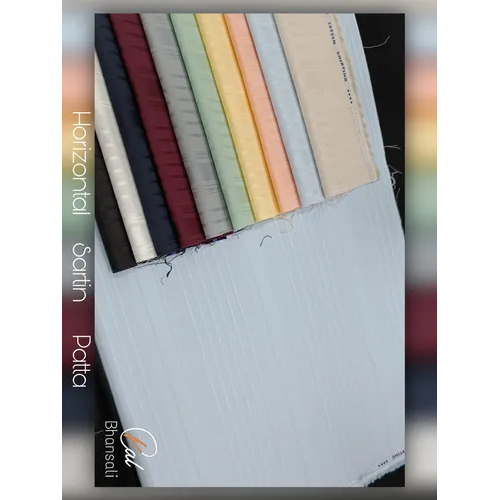 Cotton Sartin Weft Patta