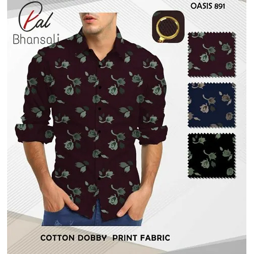 Flower Printed Cotton Fabric