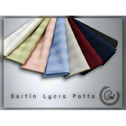 Sartin lycra patta fabric