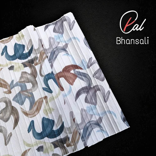Digital Popcorn Lycra shirting fabric