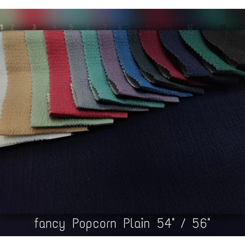 Popcorn lycra imported shirting fabric