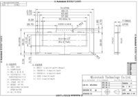 2.23 inch PMOLED display 128x32 SSD1305 SIP interface COG lcd module