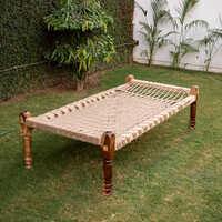 Natural Jute Charpai - Color: Brown