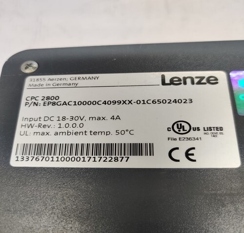 LENZE CPC 2800 EP8GAC100000C4099XX-01C65024023 DRIVE