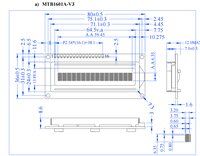 1601 Character STN COB Graphic LCD Module