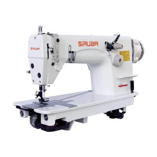 White Siruba Single Needle Sewing Machine