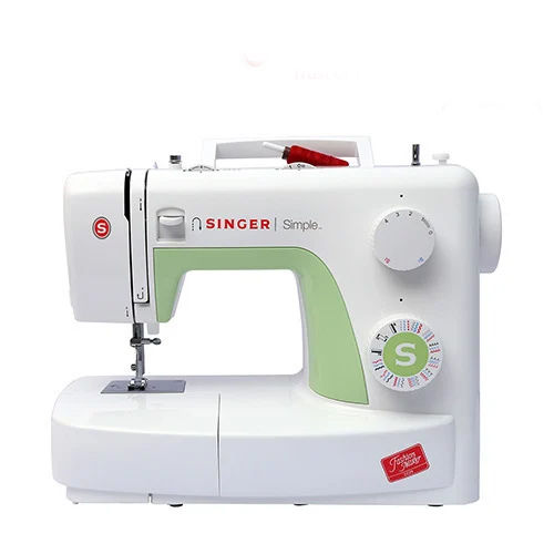 White Singer Fm 3229 Simple Motorised Zig Zag Sewing Machine