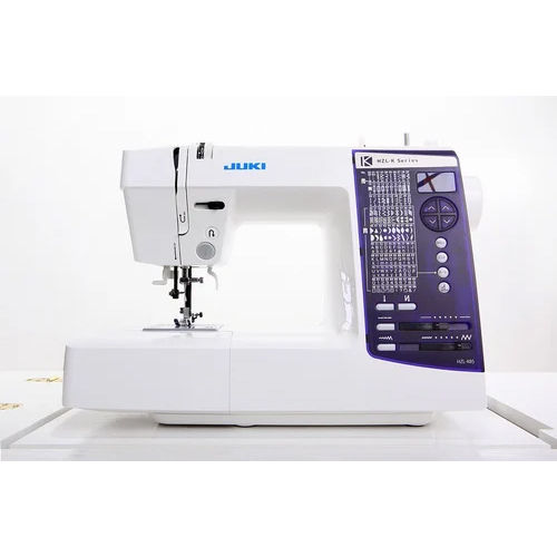 White Juki Hzl-K85 Semi Computerized Sewing Machine