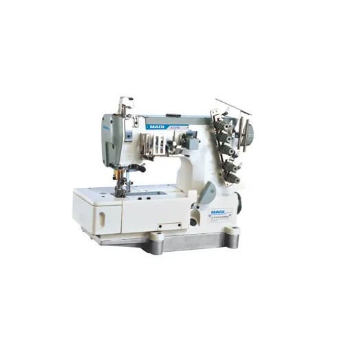 Maqi High Speed Interlock Sewing Machine - Automatic Operation, White Finish | 1 Year Warranty, Brand New Condition