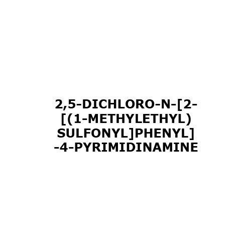 2,5-Dichloro-N-methylethyl)sulfonyl]phenyl pyrimidinamine Chemical