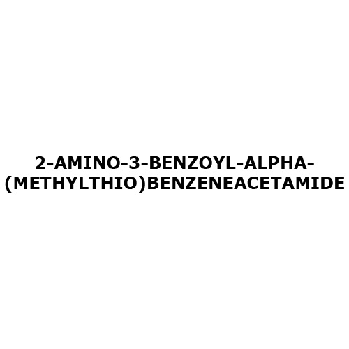 2-Amino-3-benzoyl-alpha-(methylthio)bEnzeneacetamide Chemical