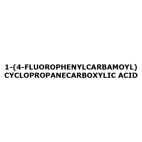1-(4-Fluorophenylcarbamoyl)cyclopropanecarboxylic Acid