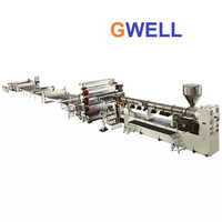Cellulose Acetate Ca Peek Extruder Board Production Line - Stainless Steel, White Color | Semi-automatic Operation, Frequency Speed Control, Warranty Included