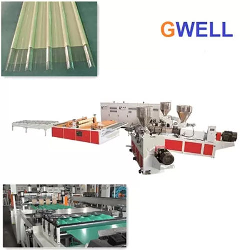 Synthetic Resin Glazed Tile PVC Roof Board Extrusion Line