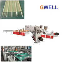 Semi-automatic Synthetic Resin Glazed Tile Pvc Roof Board Extrusion Line