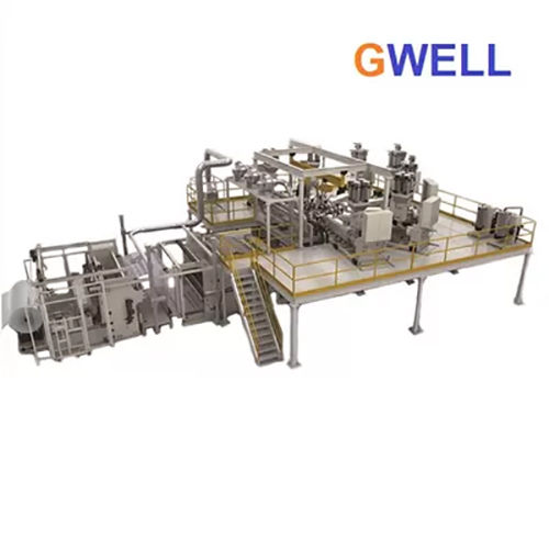 Silver Cpp Cpe Cast Film Extrusion Line