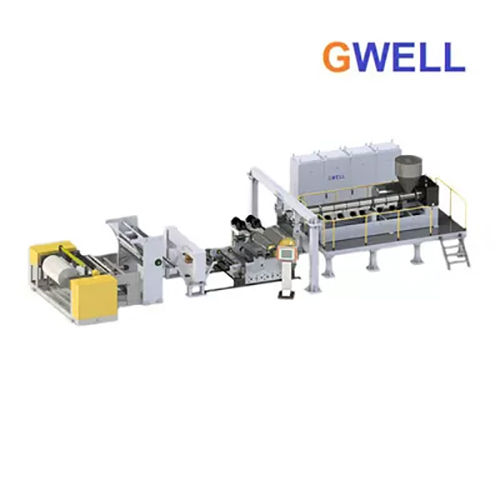 Silver 3 Layer Pvc Pvdc Cling Cast Stretch Film Machine