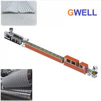 Plastic Water Stop Pvc Sheet Extrusion Line - Mild Steel, Custom Length & Thickness, White Color | Semi-automatic Control System With Frequency Speed Control, Durable Waterproof Membranes