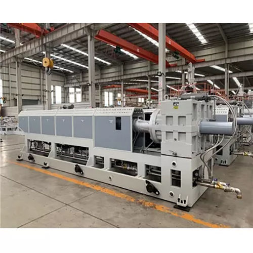 Semi-Automatic 90 Mm Single Screw Plastic Extruder Machine