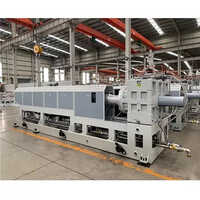 Semi-automatic 90 Mm Single Screw Plastic Extruder Machine