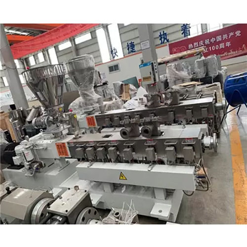 Semi-Automatic 75 Mm Lab Scale Parallel Counter Rotating Twin Screw Extruder