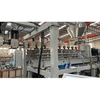 Apet Thermoform Sheet Extrusion Machine - Stainless Steel, Semi-automatic, Silver Color | Durable Build With Automatic Features And Warranty