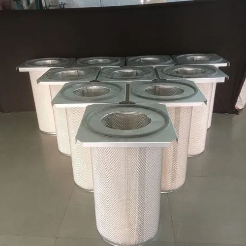 White Pleated Dust Collection Filter Cartridge