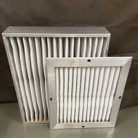 HVAC And Pre And Fine And Panel Filter - Fiberglass, Polyester, Foam Materials, Various Sizes Available , New Silver Square Design for Improved Indoor Air Quality