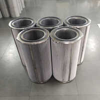 Silver Pleated Dust Collection Cartridge