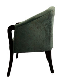 Adhunika Wooden Lounge Chair -Green