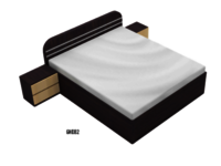Double Bed With Under Storage.without Mattress. (ghdb2)