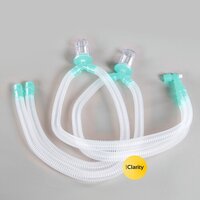 DWT Ventilator Circuit - Plastic Material, White Transparent Color | Ideal for Hospital Use in Mechanical Ventilation Systems