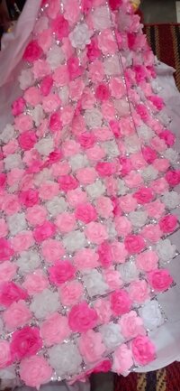 Silk flower garland for weddings