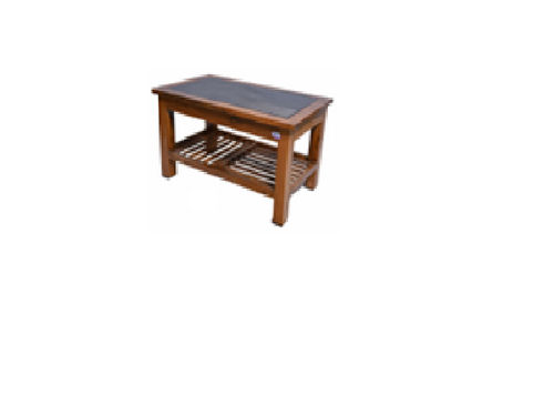 Teak wood Center table with glass top(WCT2)