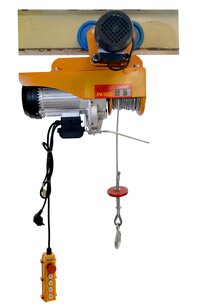 LIFTIT Mini Electric Wire Rope Hoist With Electric Traveling Trolley PA 1000