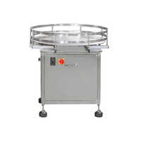Turn Table Machine - Stainless Steel, Semi-automatic, Silver Color - Eco-friendly, High Efficiency, High Performance, Stable Operation, Warranty Included