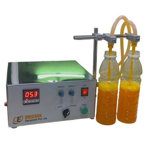 Automatic Double Nozzle Liquid Filling Machine