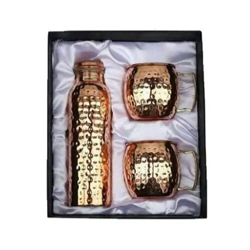 Golden Brass Bottle Corporate Gifts Set