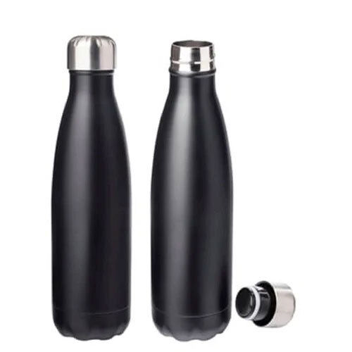 Black Hot And Cold Insulation Ss Water Bottle - Cola