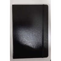Hardbound Notebook Diary - Pu Hard Cover A5 Size, Black Color, Perfect Bound, Eco-friendly Mini Diary For Corporate Gifting