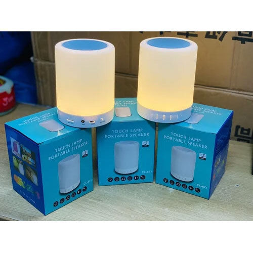 White Touch Lamp Bluetooth Speaker