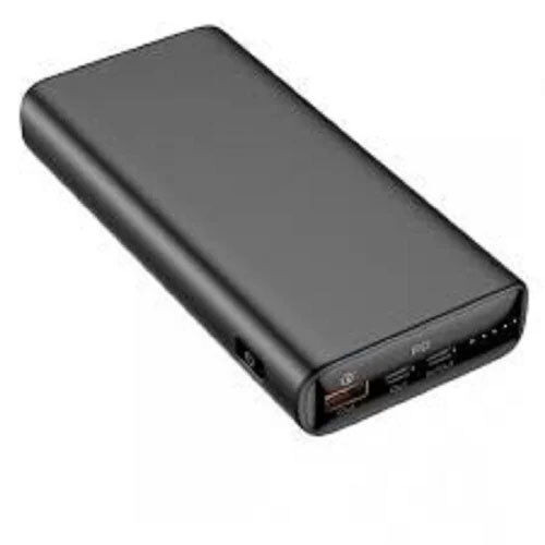 Mobile Power Bank - Lithium Battery, 5001-10000 mAh Capacity, Multiple USB Ports, 4 Hour Charging Time, Black Color, 2.1A Output Current, Compatible with Mobile, Tablets, Game Consoles, Speakers | Warranty Included