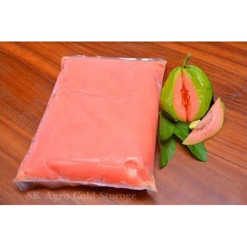 Natural Frozen Pink Guava Pulp
