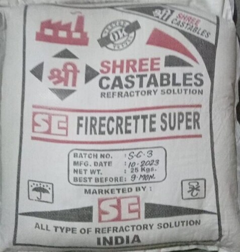 FIRECRETTE SUPER ,SHREE CASTABLES
