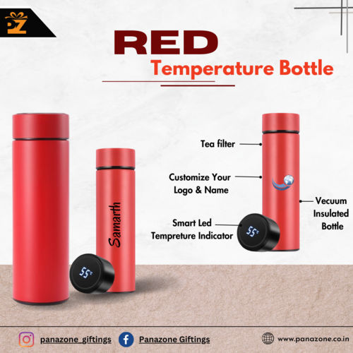 Red Temperature Bottle