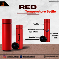 Red Temperature Bottle