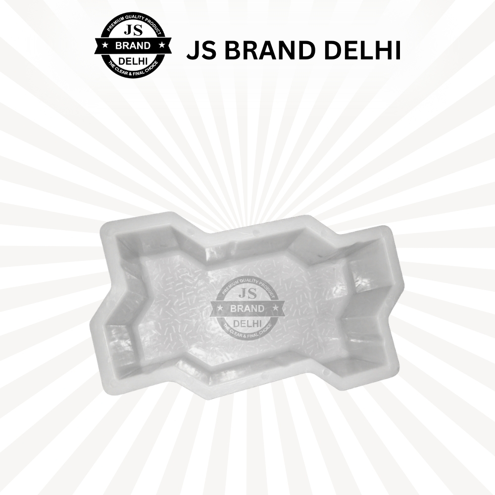 Zigzag Paver Plastic Moulds - Color: Grey