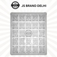 20,25,40,50mm 25 Cavity Cover Block Plastic Moulds - Color: Grey