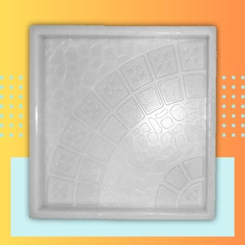 Coble Stone Chequered Tile Plastic Moulds